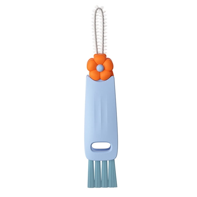 3-In-1 Cup Lid Cleaning Brush Multi-Functional Brush for Bottle Gaps