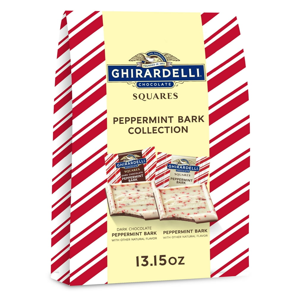 Ghirardelli Chocolate Squares, Peppermint Bark Collection Assorted