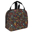 thumbnail image 2 of Fotbe BBQ Barbecue Grill Bolsa Térmica con Estampado y Forro de Aluminio Grueso Bolsa de Almuerzo con Bolsillo Frontal para Hombres y Mujeres, Ideal para Trabajo, Escuela, 2 of 8