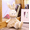 Khaki, variant on Cute 45cm White Rabbit Stuffed Animal, Soft Bunny Plush Toy in Khaki Plaid Dress with Lace Collar, Cuddly Sleeping Rabbit Doll, Perfect Gift for Kids, Girls, Birthday, Easter, Nursery Decor