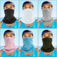 thumbnail image 3 of Ciclismo Pure Color Face Cover Riding Sunscreen Bufanda al aire libre Bandana rosa Sywqhk Accesorios para bicicletas, 3 of 8