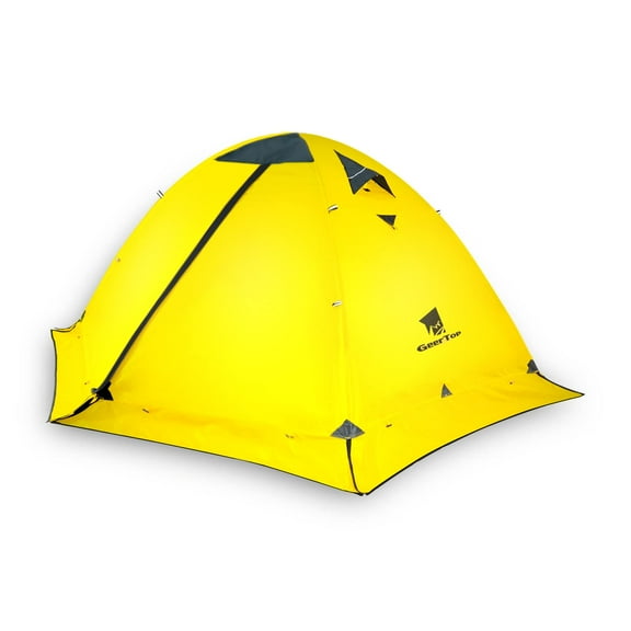 GEERTOP Ultralight 2 Person Backpacking Tent 4 Season Waterproof Camping Tent Double Layer Cold Weather Easy Set Up Tents for Family Camp, Hiking, Hunting Outdoor Mountaineering Travel