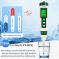 thumbnail image 2 of Professional Food PH Meter High Accuracy Sensor Temp Acidity Tester for Brewing Cheese Meat Canning Dough Soil PH Meter, 2 of 10