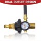 thumbnail image 5 of Helium Latex Balloon Filler Air Flow Inflator Regulator 0-3000 PSI with Gauge for CGA580 Tank Valve, 5 of 5