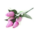 thumbnail image 1 of Simulation Flower 1 Branch Create Vitality Never Fade Beautiful 6 Heads Artificial Tulips DIY Wedding Bride Bouquet, 1 of 5