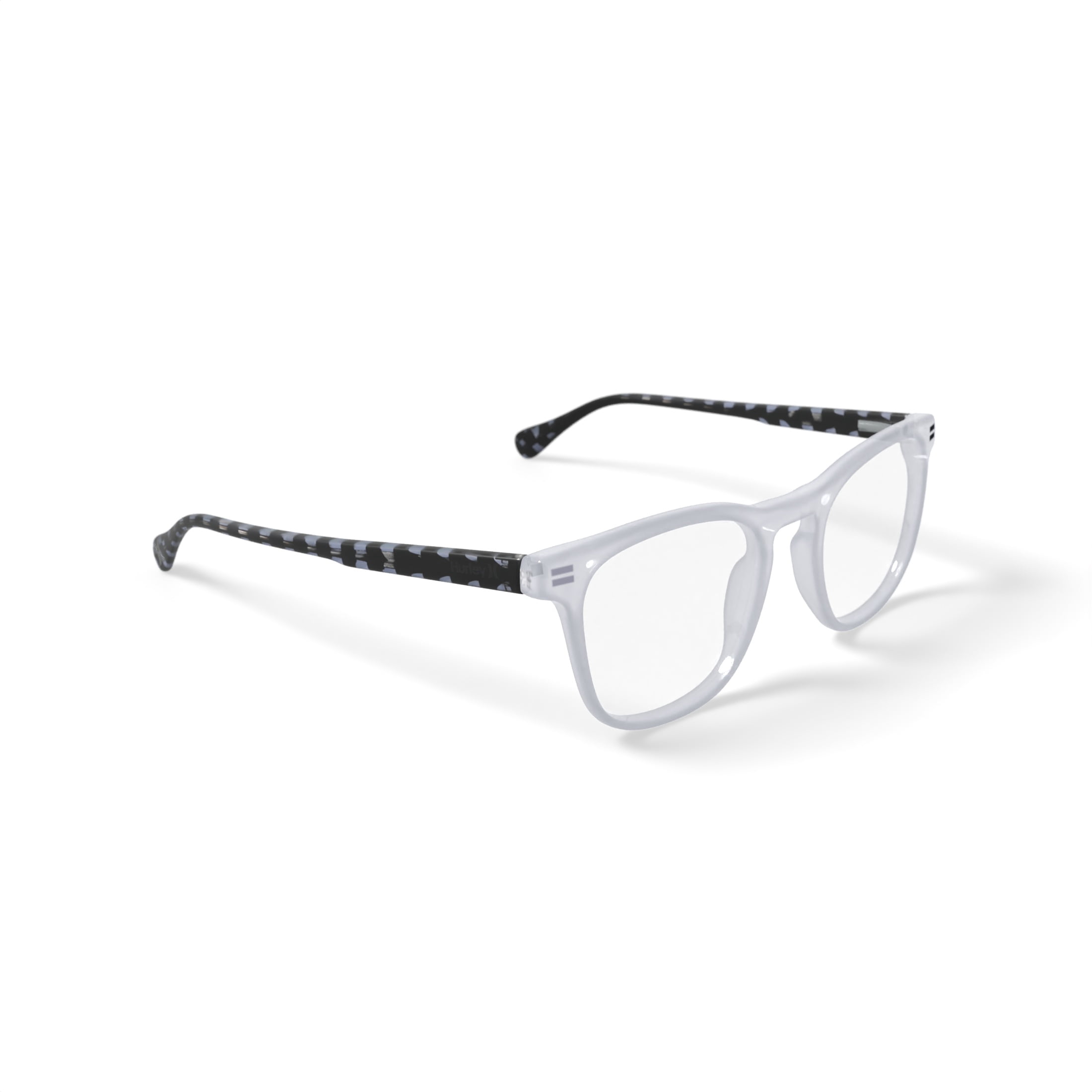 Hurley Men's HMO113 Prescription Eyeglasses with Case, Crystal