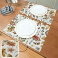 thumbnail image 6 of GZHJMY Placemats Set of 4,Vintage Mushroom Flowers Heat-Resistant Non-Slip Double Sided Washable Kitchen Dining Table Mats for Kitchen Table Decoration, 12"x18", 6 of 6