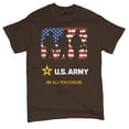 thumbnail image 5 of US Army Be All You Can Be T-shirt American Flag Military Veteran DD 214 Patriotic Armed Forces Licensed Men's Tee, 5 of 7