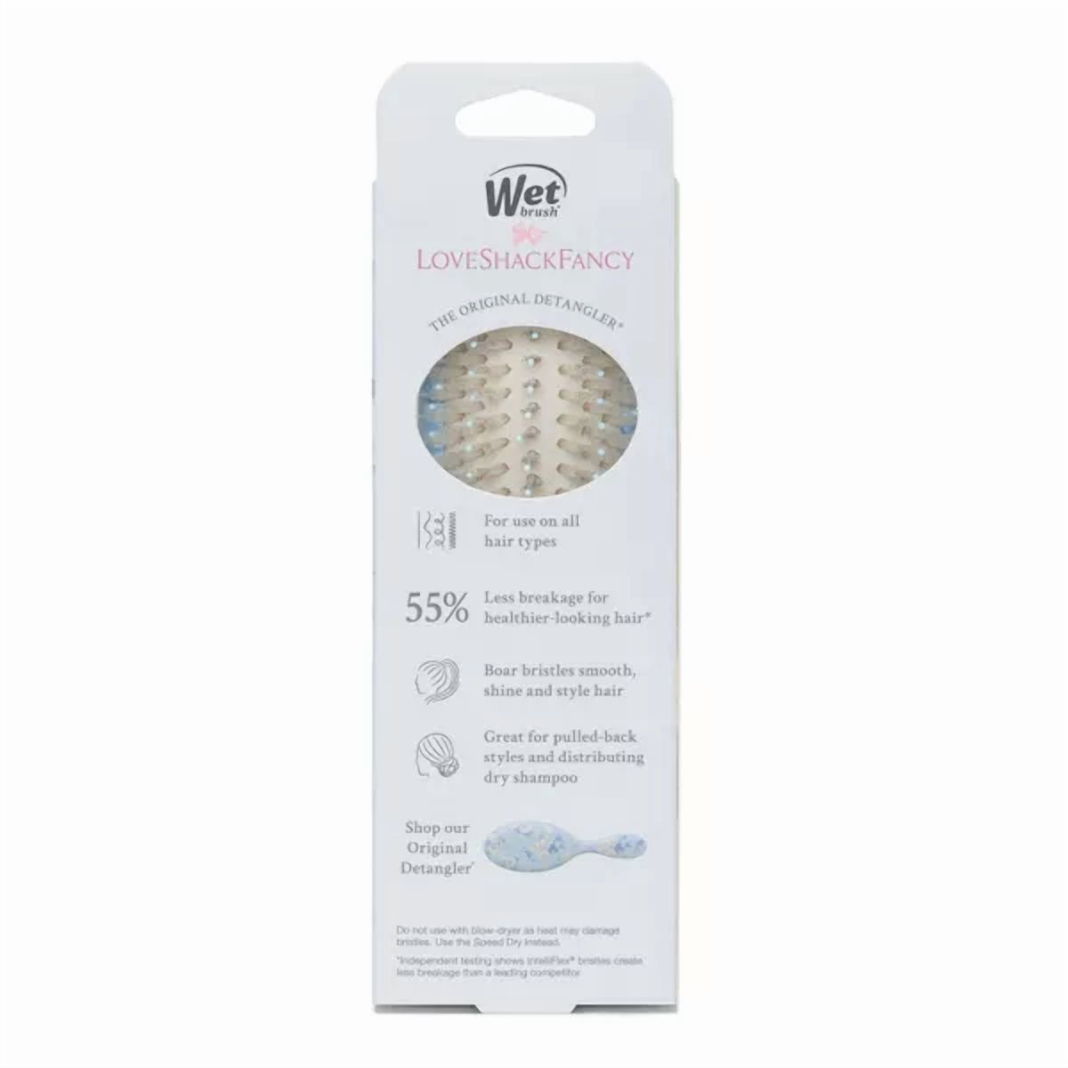 Wet Brush x LoveShackFancy Mini Shine Detangling Hair Brush 