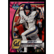 2024 Topps Bowman Chrome University Pink Refractor #95 Jaydn Ott California Golden Bears Football Card