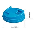 thumbnail image 6 of Soda Lid Cap Soda Can Covers Fizz Coke Drink Lid Bottle Top Lid Saver Caps 3PCS, 6 of 10