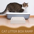 thumbnail image 3 of Raindrops Sturdy Plastic Cat Ramp for Litter Box with Pedal Step Easy Access for Small Cats, 3 of 7