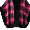 thumbnail image 4 of Women Poncho Fleece Cape Collar Knitted Cardigan Sweater Batwing Long Sleeve Shawl Wrap Coat Oversized Cloak Hot Pink-H Free Size, 4 of 6