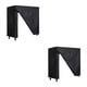 thumbnail image 1 of Cubierta antipolvo de almacenamiento Wosthever color negro S/4 pies, 1 of 6