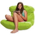 thumbnail image 6 of Posh Creations Laguna Lounger Bean Bag Chair, Kids, 3 ft, Lime, 6 of 6