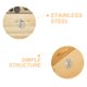 thumbnail image 3 of unbranded 12Ud Bisagras De Puerta De Inoxidable Silenciosas Para Muebles Con Empotrado Y Alta Resistencia, 3 of 8