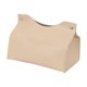 thumbnail image 1 of Soporte para pañuelos de piel sintética, funda para servilletas, decorativo, versátil, rectangular. Caqui, 1 of 9