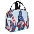 thumbnail image 2 of Easygdp Cute Gnomes in USA1 Bolsa Térmica Premium - Tela Oxford Impermeable, Gran Capacidad, Bolsillo Frontal, Unisex para Trabajo, Escuela, Actividades al Aire Libre y Picnics, 2 of 8