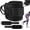 Black - Single, variant on KEAWIS Fitness Ankle Strap for Cable Machine - One Size Fit with Premium Padding Cuffs, Ankle Bands for Working Out, Booty Workouts, Leg Extension, Hip Abductors, Kickbacks & Lower Body Exercises