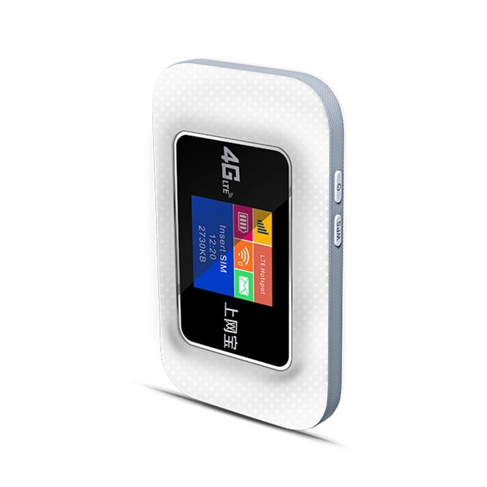 LeeQinersw Pocket 4G WiFi Router 4G WiFi with Sim Card Slot 150Mbps Portable for Car Travel