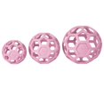 thumbnail image 3 of Pelota Juguete para Perro JW HOL-ee Roller Pequeña 7,5 cm Rosa de Goma, 3 of 3