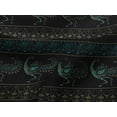 thumbnail image 4 of oneOone Viscose Jersey Fabric Floral & Peacock Block Printed Fabric 1 Yard 60 Inch Wide, 4 of 5