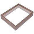 thumbnail image 1 of OULII Dried Flower Frame Box Wood Photo Frame Coffee Dried Flower Display 1Pcs, 1 of 8