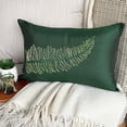 thumbnail image 2 of Decorative&nbsp;Toss Pillows, Decorative Pillow Covers 12x14 inch (30x35 cm) Green, Silk Rectangular Pillow Covers, Handmade Pillow Covers - Green Tea, 2 of 11