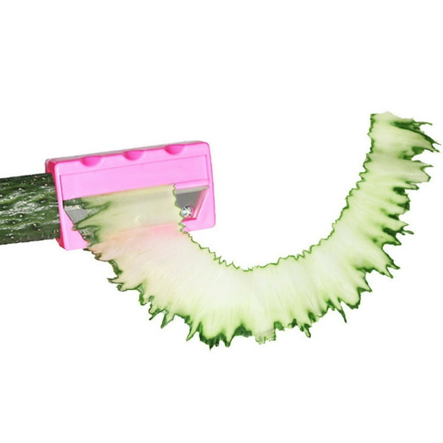 Pelador de Verduras con Hoja de Acero Inoxidable | Rebanador de Pepino y Zanahoria Inoxidable | Herramienta de Cocina Multifuncional | Cortador de Película Fina para Mascarillas Faciales, Decoración