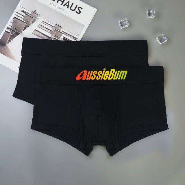 Men Triangle Underwear Low Rise Fashion Increase Capsular Elasticity Body Bag Hugging Comfortable Briefs Slip Dropshipping boxer black M