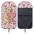 thumbnail image 6 of XYZCANDO Hand-drawn Hearts Car Seat Cover Cooling, for Truck Seat Bucket Seat SUV Seat Suitable for Cars Trucks, 6 of 6