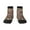 2 Black-1, variant on Milk Tea Pattern Quarter Crew Socks,Toe Seamed Ankle Socks,Cotton Cushioned Breathable Athletic Crew Sports Socks