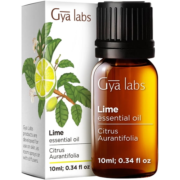 Aceite Esencial de Lima Gya Labs 10 ml para Aromaterapia