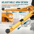 thumbnail image 4 of Jocisland 10000lbs 2 Post Car Lift, Heavy Duty Hydraulic Auto Vehicle Truck Lift with 2+3 Adjustable Arm Design, Safety Lock and Rubber Door Protectors, for Garage and Workshop, 220V, 4 of 9