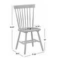 thumbnail image 7 of TMS Mayview Farmhouse 5-Piece Dining Set, Driftwood and White, 7 of 7