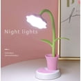 thumbnail image 5 of Lámpara de lectura flexible recargable por USB. Lámpara de mesa LED regulable para niños, lámpara de noche con sensor táctil (rosa)., 5 of 5