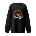 thumbnail image 3 of Sudaderas de Acción de Gracias Para Mujer, Blusa Holgada de Manga Larga Con Estampado A La Moda, Suéter Informal de Cuello Redondo, Tops, Sudadera Odeerbi ODB122790, 3 of 4