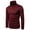Wine, variant on T-Shirts Blouse Men Solid Turtleneck Casual Slim Fit Pullover Warm T-shirt Bottoming Shirt Army Green