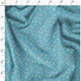 thumbnail image 3 of Soimoi Blue Rayon Fabric Wild Animal Print Sewing Fabric BTY 56 Inch Wide, 3 of 5