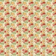 thumbnail image 3 of Ambesonne Floral Duvet Cover Sets, Vintage Roses and Berries, 2-Twin, Champagne and Multicolor, 3 of 4