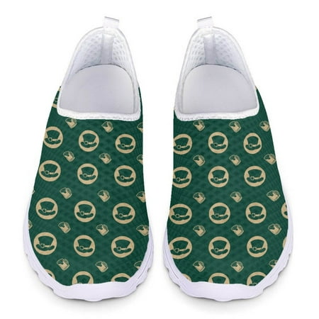 Lucky Green St. Patrick Hat Print Comfortable Slip On Loafers Casual Lightweight Women s Student Flats New Summer Casual Shoes