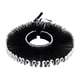 thumbnail image 5 of Cuello de payaso isabelino con volantes, cuello de cosplay de teatro para festividades medievales Blanco y negro, 5 of 6