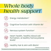 MegaFood Balanced B Complex - 8 B Vitamins - Vitamin B6 & B12 - Vegan - 60 Servings