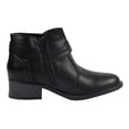thumbnail image 3 of Botines Dama Mujer Tipo Piel Negro Casuales Cómodos 108D07 negro 23 Incógnita 108D07, 3 of 4