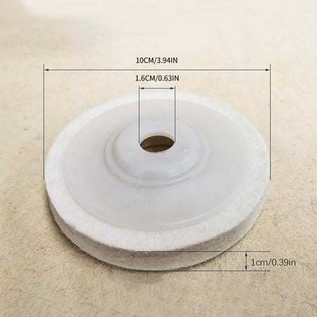 

Oneshit Wool Polishing Wheel Disc 100MM Diameter Fine White Wool Polishing Wheel Polishing Wheel Angle Grinder Polishing Wheel Brushes On Clearance