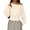 Beige, variant on PRETTYGARDEN Women Off The Shoulder Sweater Fall Trendy Long Batwing Sleeve Knit Pullover Going Out Tops Winter Clothing