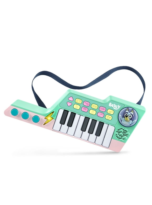 VTech Bluey Blueys Keytar Toy Piano and Guitar Combo for Toddlers