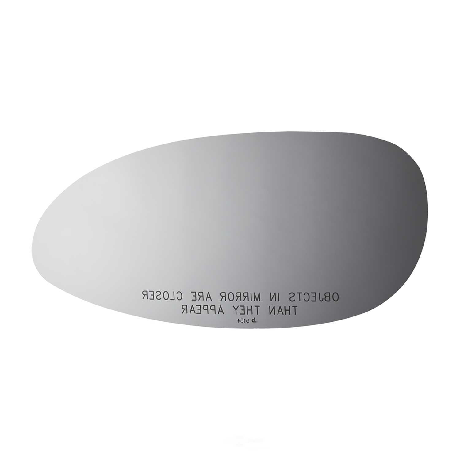 Burco 5154 Passenger Side Convex Replacement Mirror Glass for Buick Allure