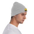 thumbnail image 6 of LNWH Knitted Acrylic Hat, Sunrise Silhouette Woman Pattern Winter Beanie Hat for Cold Weather, Gray, 6 of 8