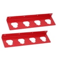 thumbnail image 1 of Batería de Herramiente Eléctrica Estante de Batería, 2pcs 4 Agujeros Diseño Compacto Resistencia A la Erosión Alta Carga de Carga de Soporte de Pared de la Pared Batería, 1 of 7